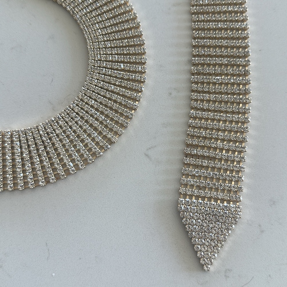 Gold Crystal Rhinestone Belt Intermix - Picture 4 of 6